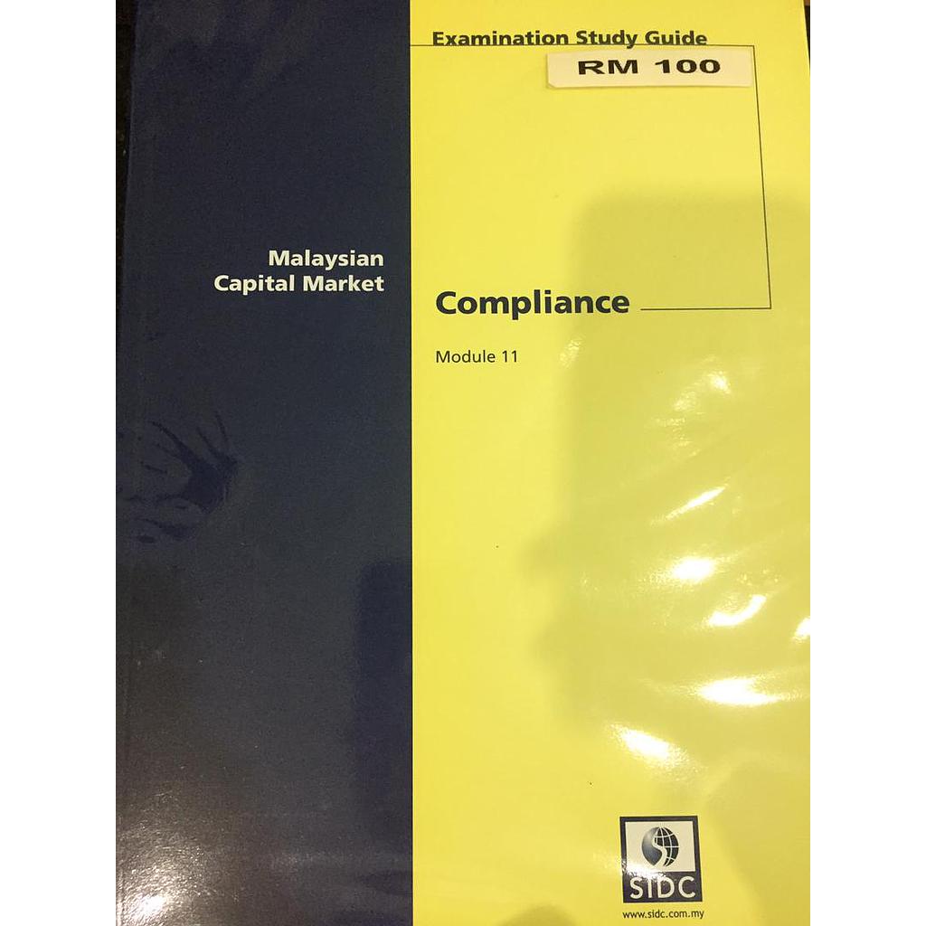 Module 11: Compliance (Second Edition 2013)